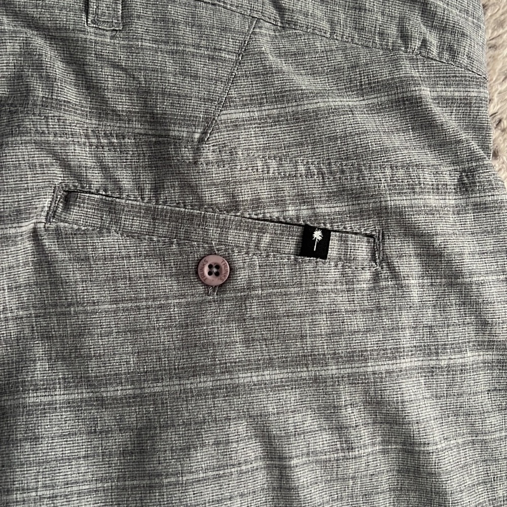 Trunks, Gray, Multi Function Shorts, Size 34 - image 3